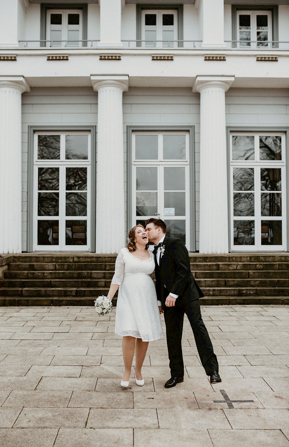 reportage Standesamtliche Hochzeit von C&T - Das Schlößchen im Kurpark von Bad Nenndorf 34