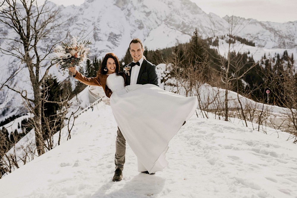reportage After Wedding Shooting im Schnee 11