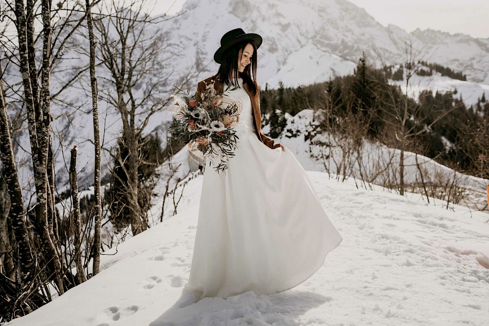 reportage After Wedding Shooting im Schnee 13