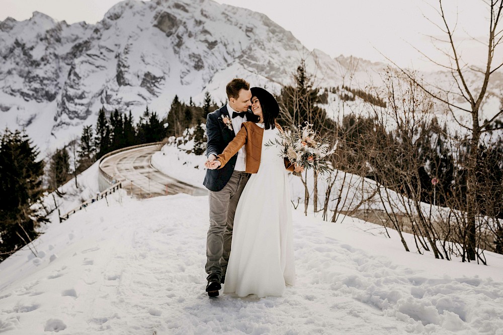 reportage After Wedding Shooting im Schnee 5