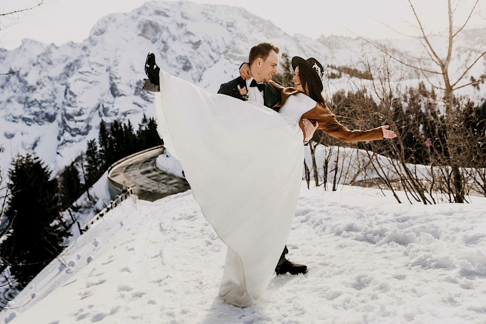 reportage After Wedding Shooting im Schnee 20