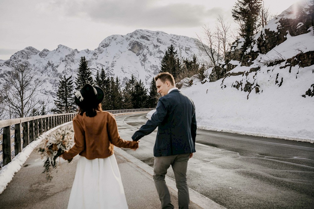 reportage After Wedding Shooting im Schnee 2