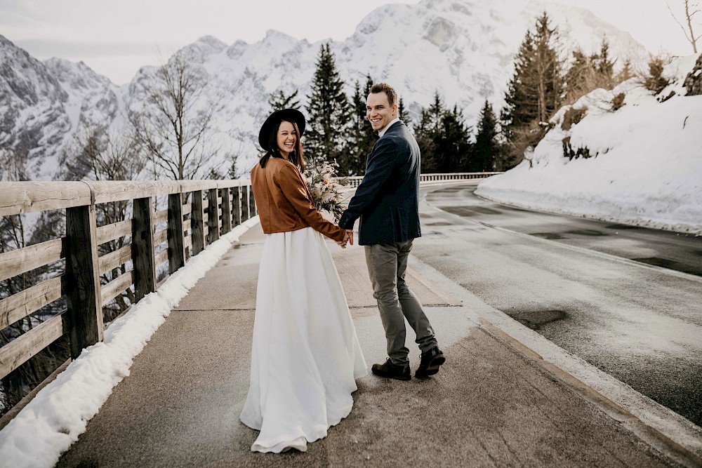 reportage After Wedding Shooting im Schnee 23