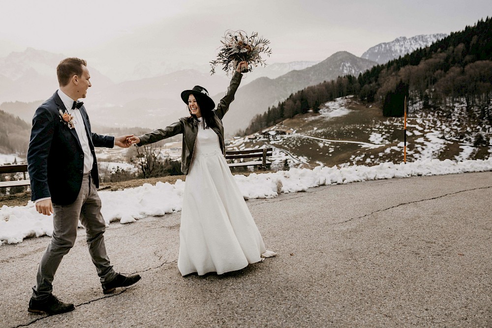 reportage After Wedding Shooting im Schnee 30