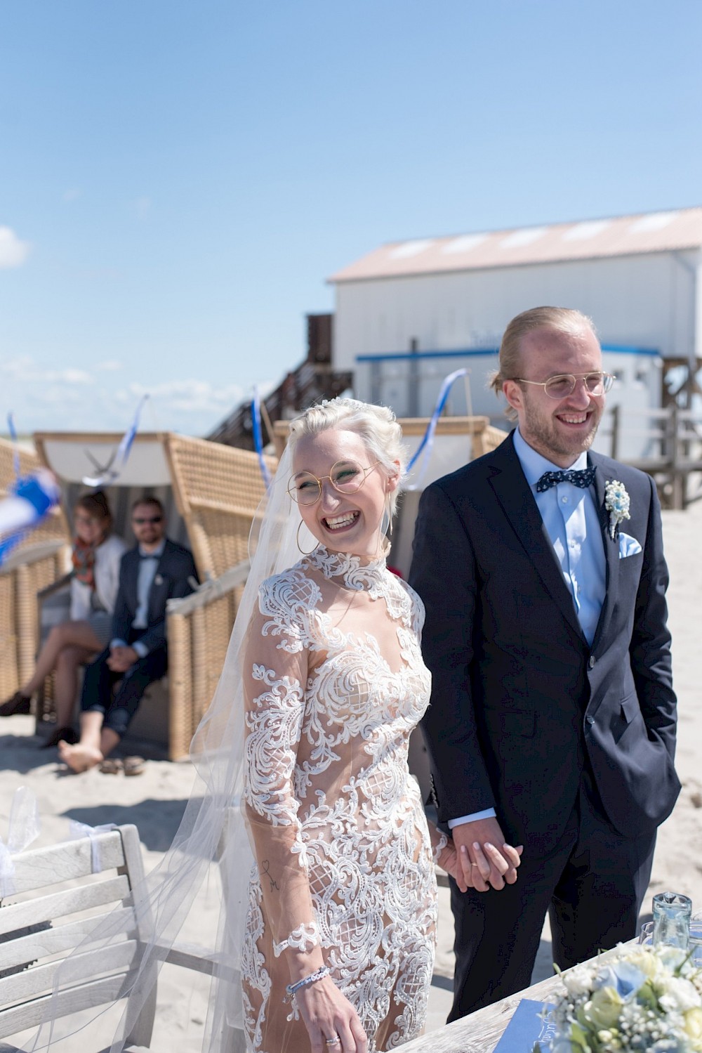 reportage Nordseewife Ahoi! Strandhochzeit von Marsha & Julian im Mai 2019 in St. Peter Ording und Empfang im Wellenreiter in Tating 12