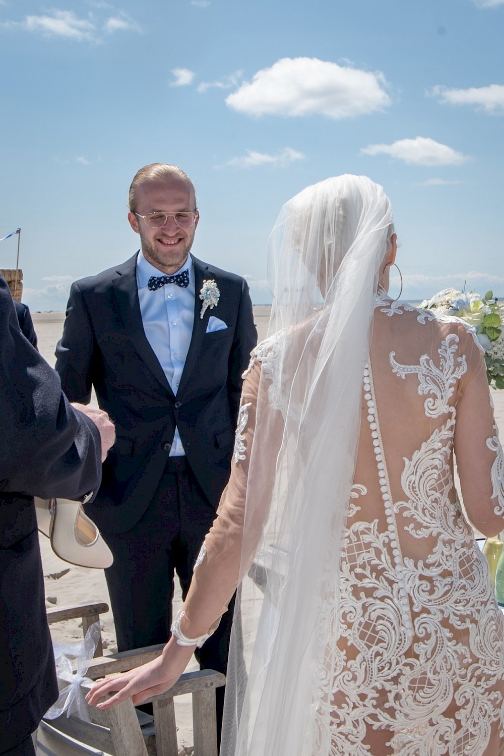reportage Nordseewife Ahoi! Strandhochzeit von Marsha & Julian im Mai 2019 in St. Peter Ording und Empfang im Wellenreiter in Tating 5