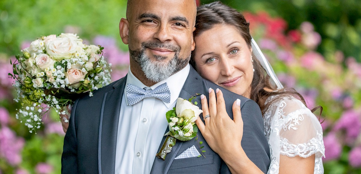 Traumhochzeit im Luisenpark mit kleinen Wetterkapriolen