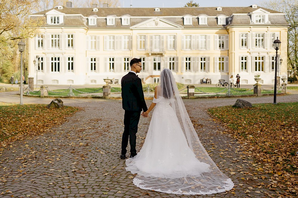 reportage Brautpaarshooting an Schloss Morsbroich 8