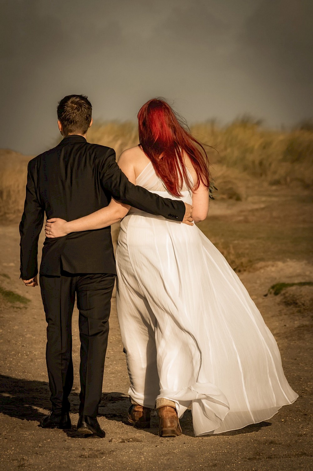 reportage Elopement Wedding am Strand von Schillig 23