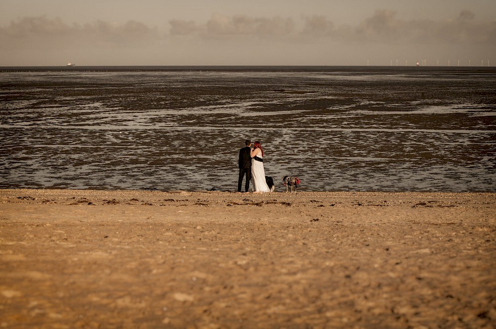 reportage Elopement Wedding am Strand von Schillig 26
