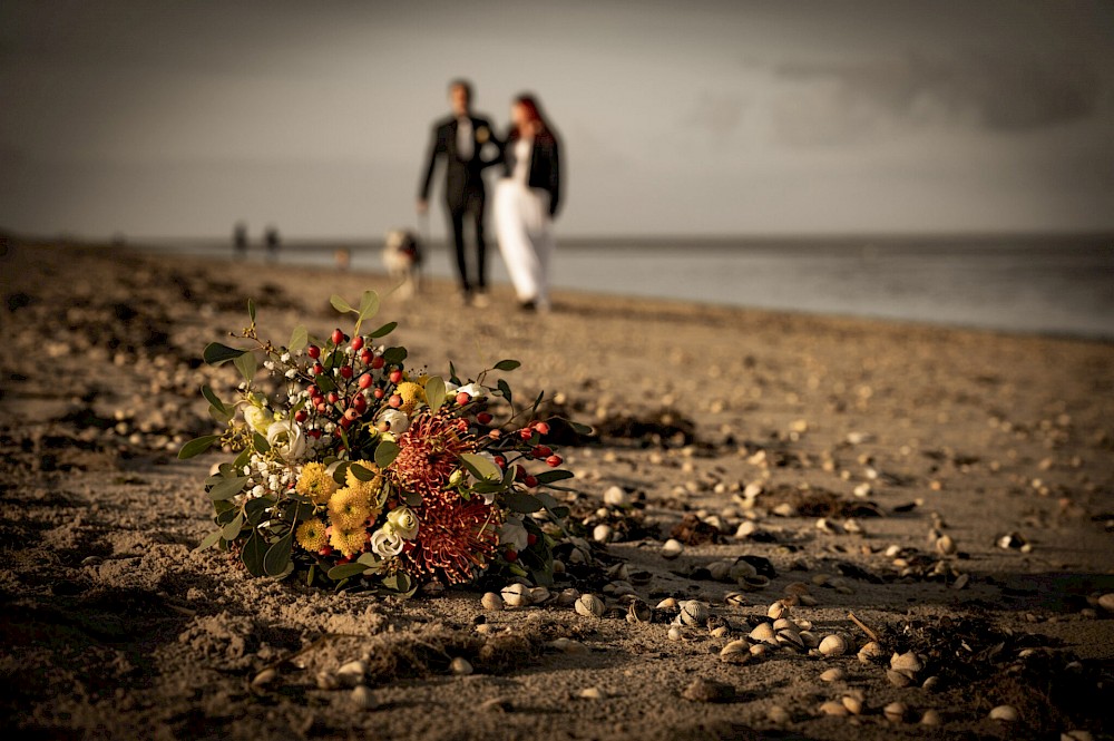 reportage Elopement Wedding am Strand von Schillig 40
