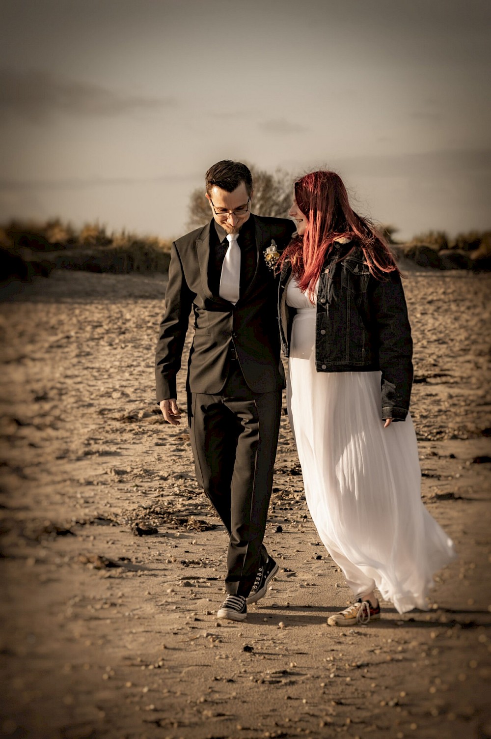 reportage Elopement Wedding am Strand von Schillig 41