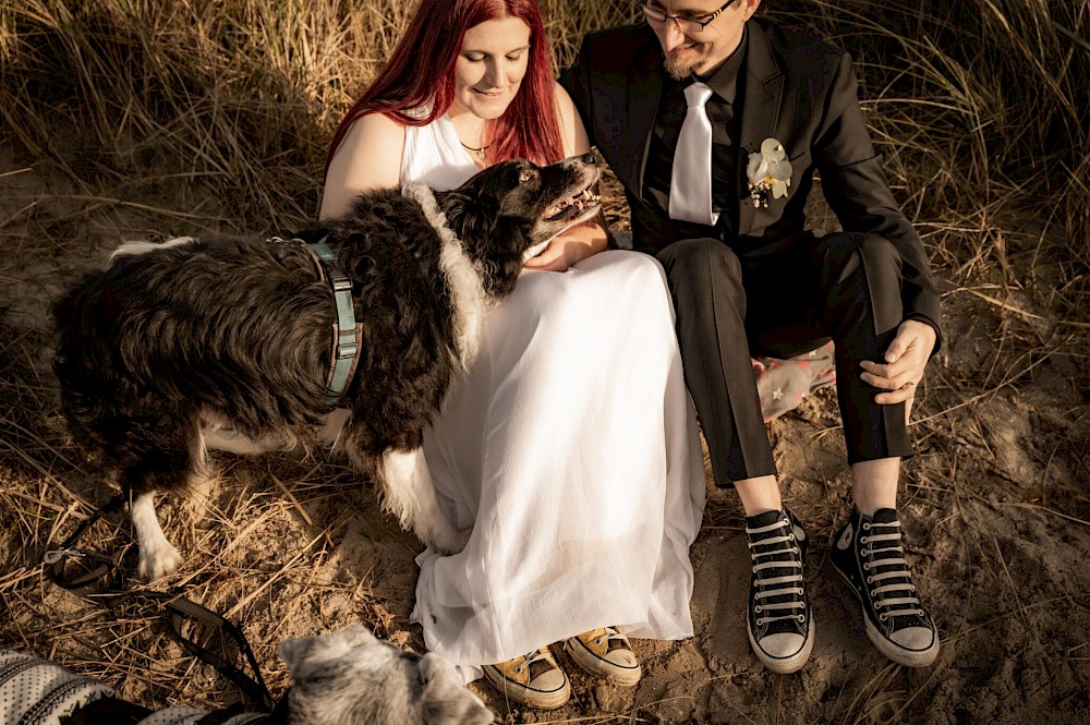 reportage Elopement Wedding am Strand von Schillig 47