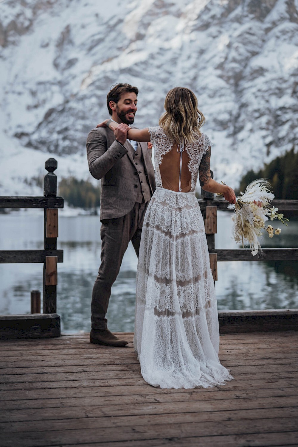 reportage Elopement Lago Di Braies 11