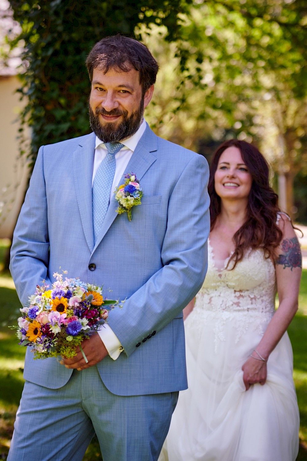 reportage Sommerhochzeit im "Vespergärtchen" 13