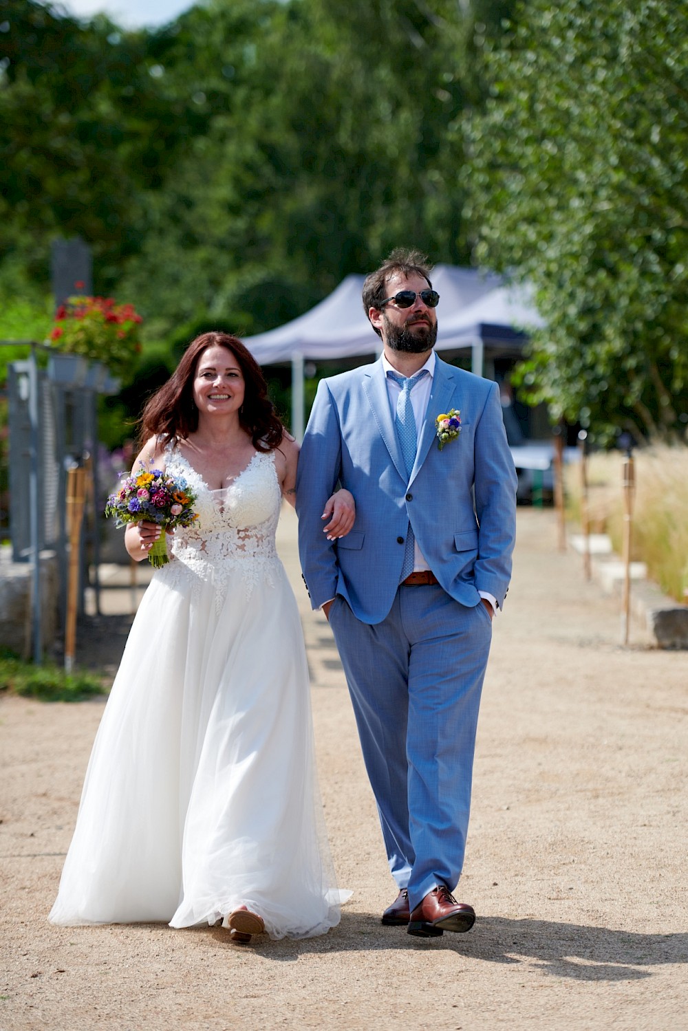 reportage Sommerhochzeit im "Vespergärtchen" 27
