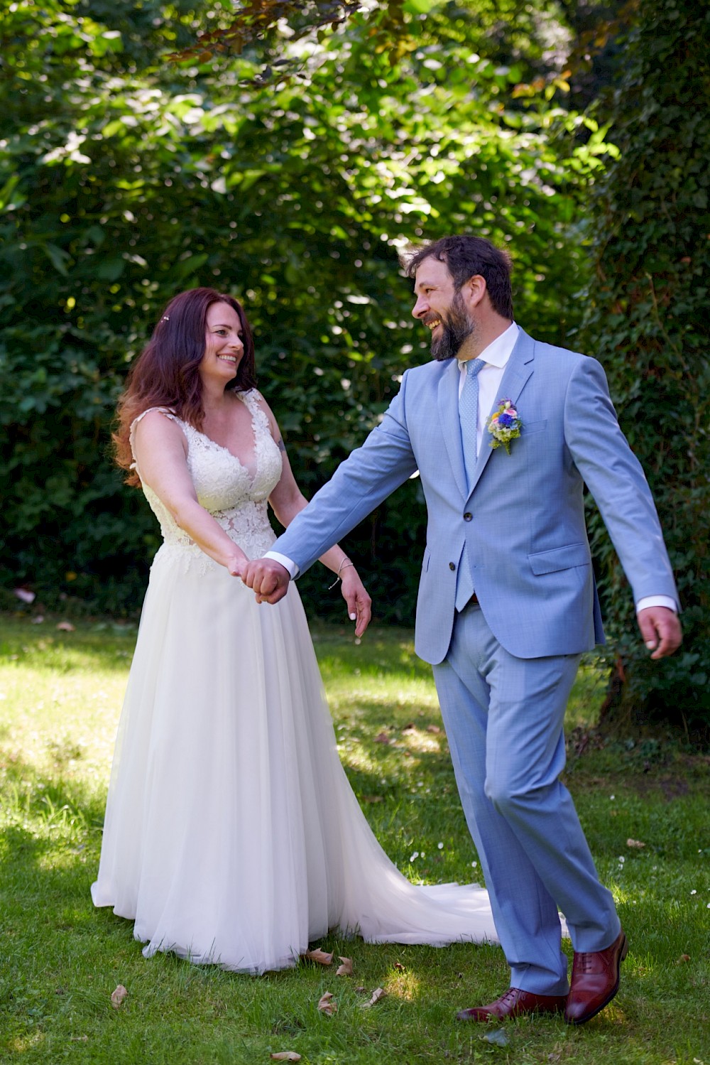 reportage Sommerhochzeit im "Vespergärtchen" 15