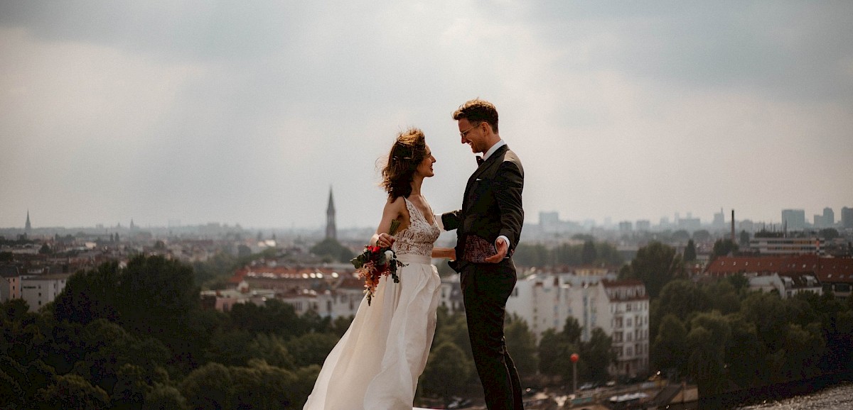 Stand-Land-Fluss Hochzeit in Berlin