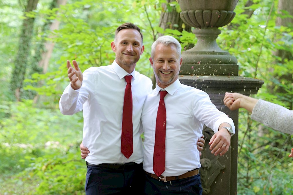 reportage Seifenblasenshooting an Hochzeitstag von Markus und Roland 8