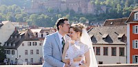 Die Hochzeit in der Altstadt in Heidelberg