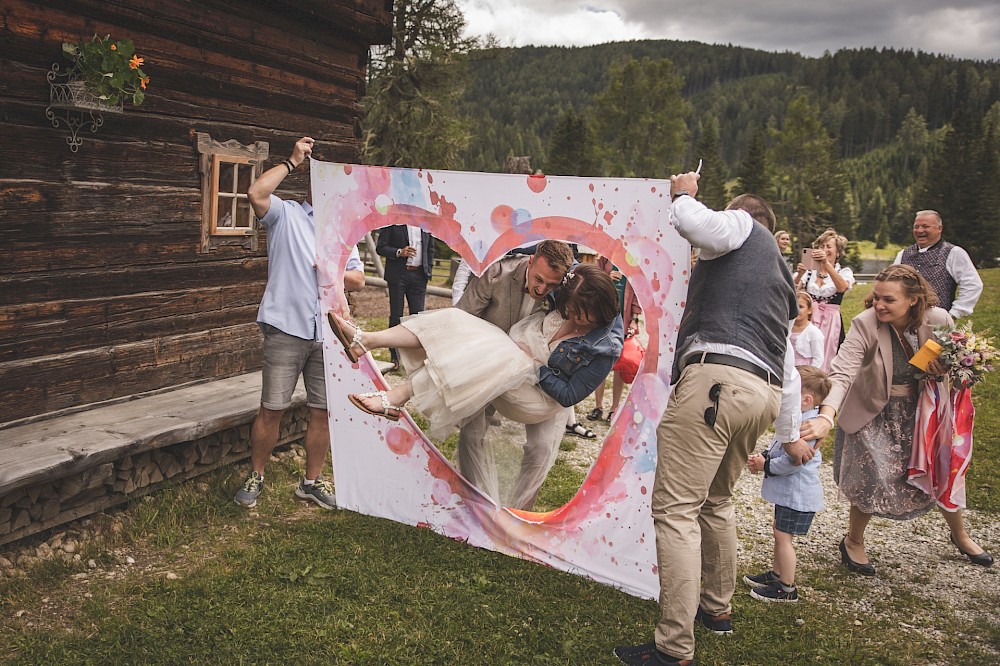 reportage Hochzeitsreportage  - Ludlalm in den Alpen 43