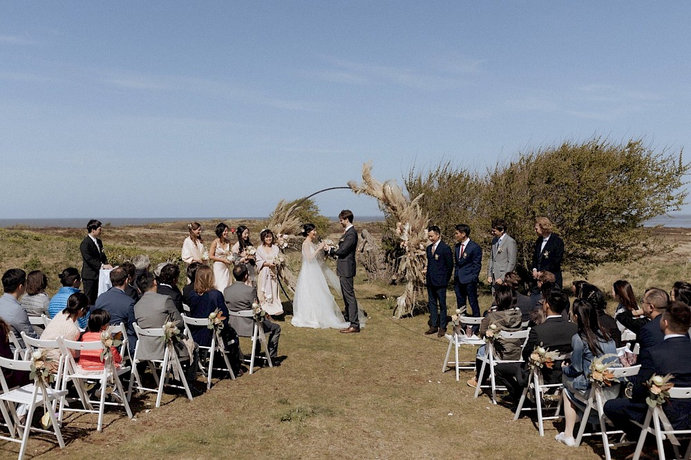 reportage Eine atemberaubende Hochzeit auf Sylt, Deutschland. 16