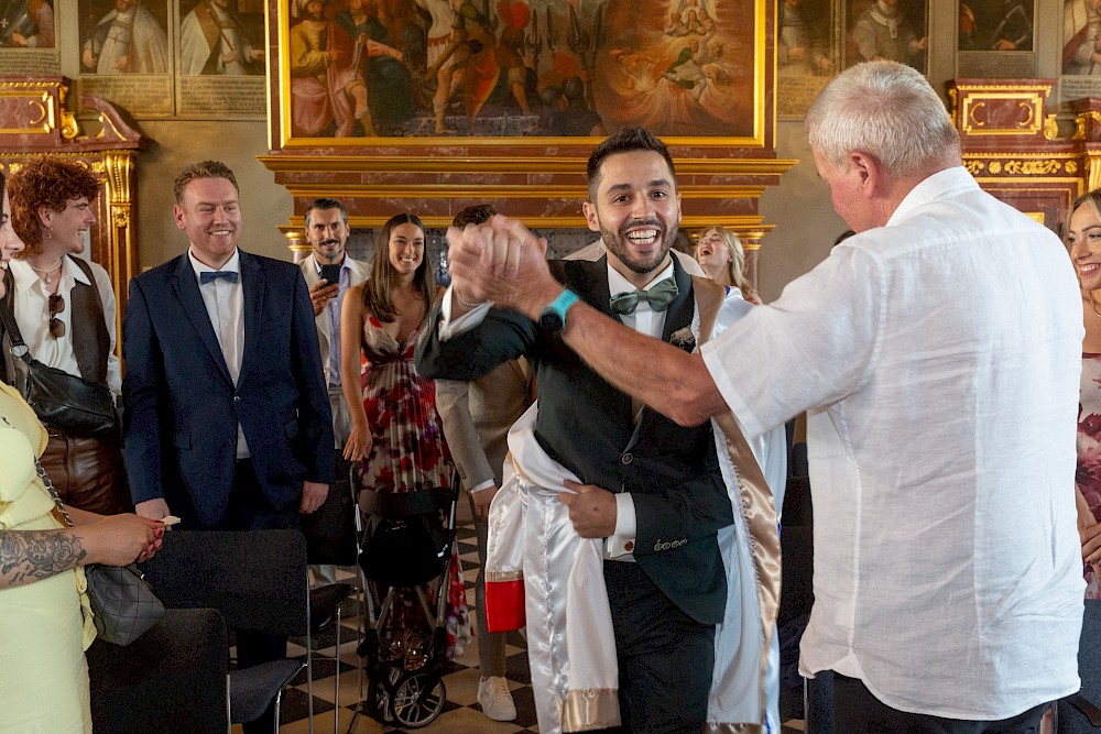 reportage Tolle Romantik und Familiensinn auf dem Schloss und zünftige Feier 3