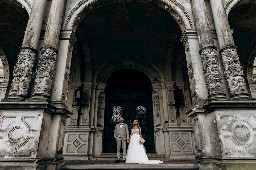 reportage Kirchliche Trauung in Minden, Shooting und Hochzeitsfeier 40