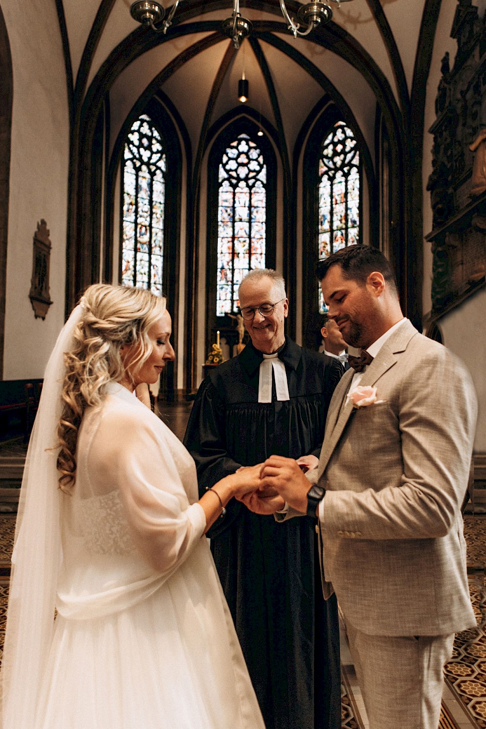 reportage Kirchliche Trauung in Minden, Shooting und Hochzeitsfeier 18