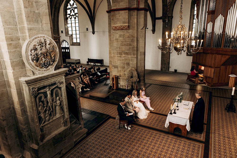 reportage Kirchliche Trauung in Minden, Shooting und Hochzeitsfeier 12