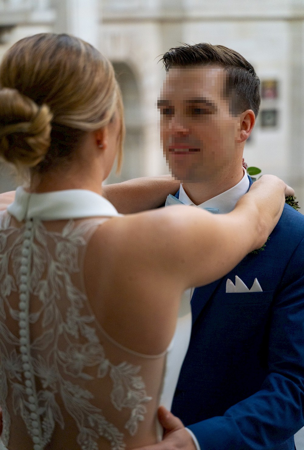 reportage Winterhochzeit in Hannover mit Brautpaarshooting im Neuen Rathaus 17