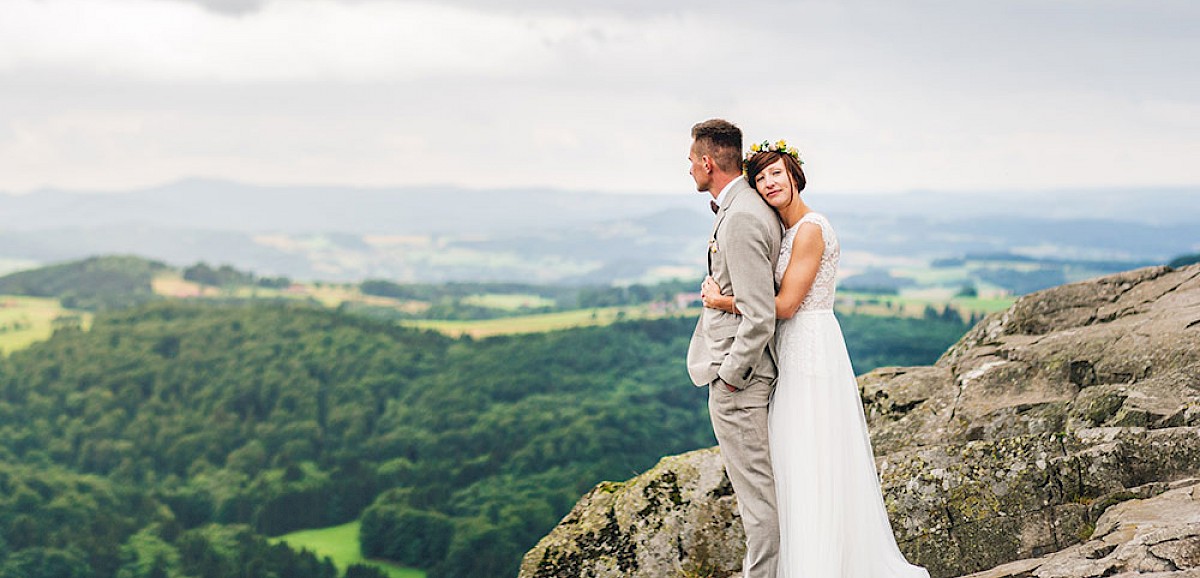 Sophie & Christians romantische Hochzeit in der Rhön