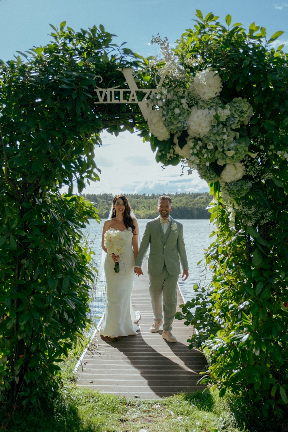 reportage Freie Trauung in der Villa Zesch am See 60