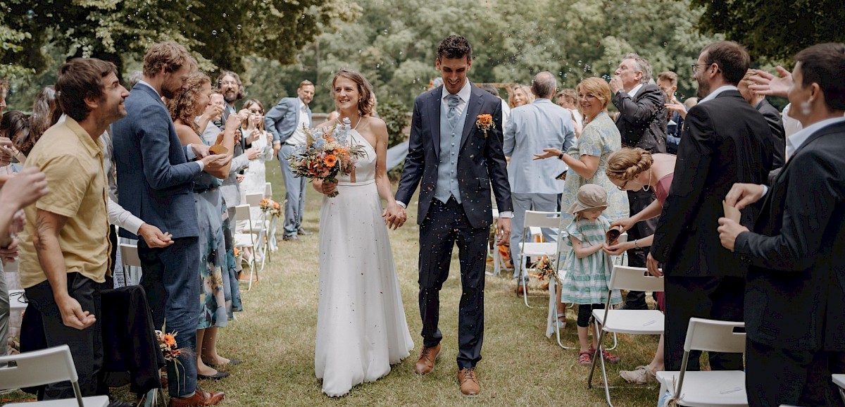 Eine deutsch-spanische Hochzeit auf Schloss Dennenlohe