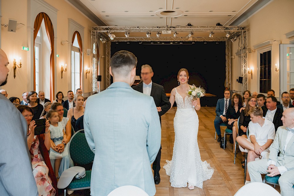reportage Hochzeit im Kurhaushotel Bad Salzhausen, Standesamt im Parksaal 2