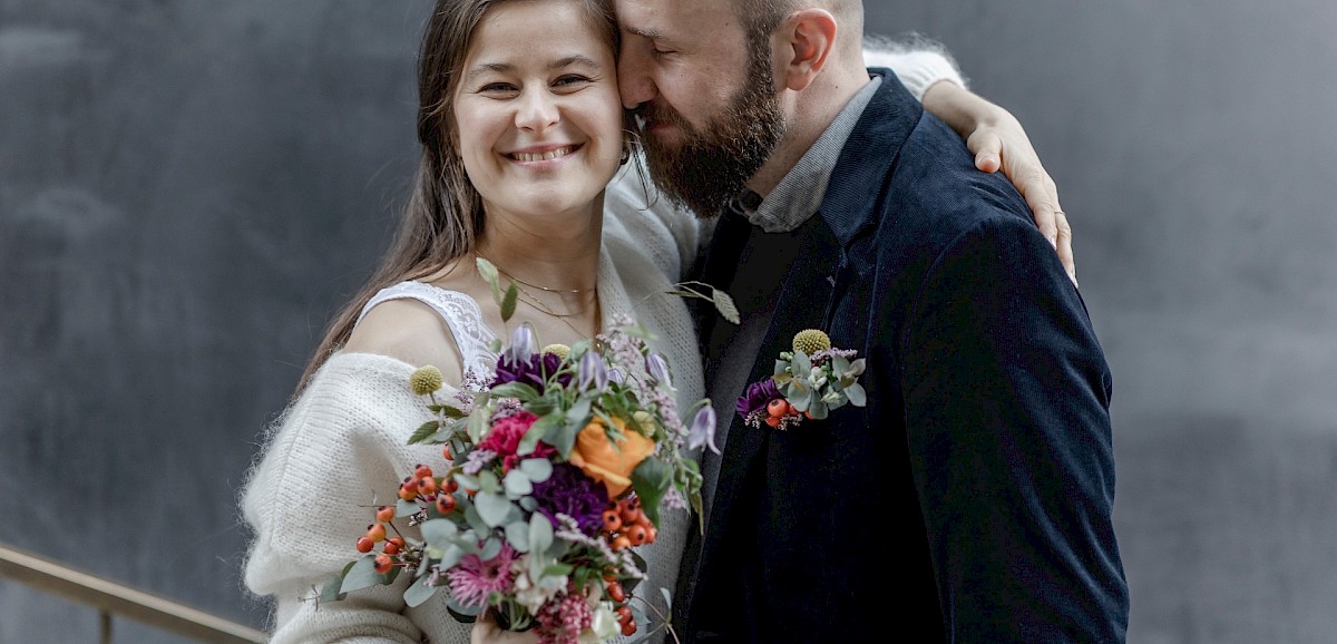 Standesamtliche Hochzeit mit Freunden