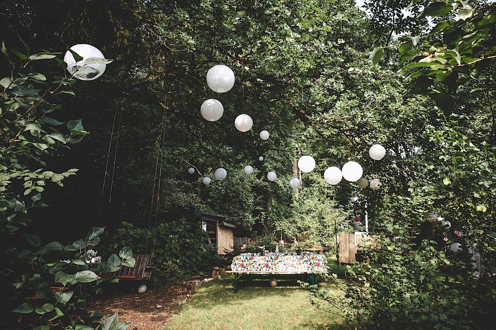 reportage wild romantische Gartenhochzeit bei Augsburg 2