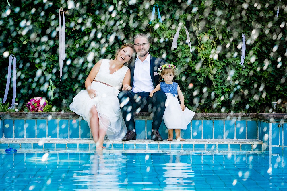 reportage Hochzeit mit Pool 4