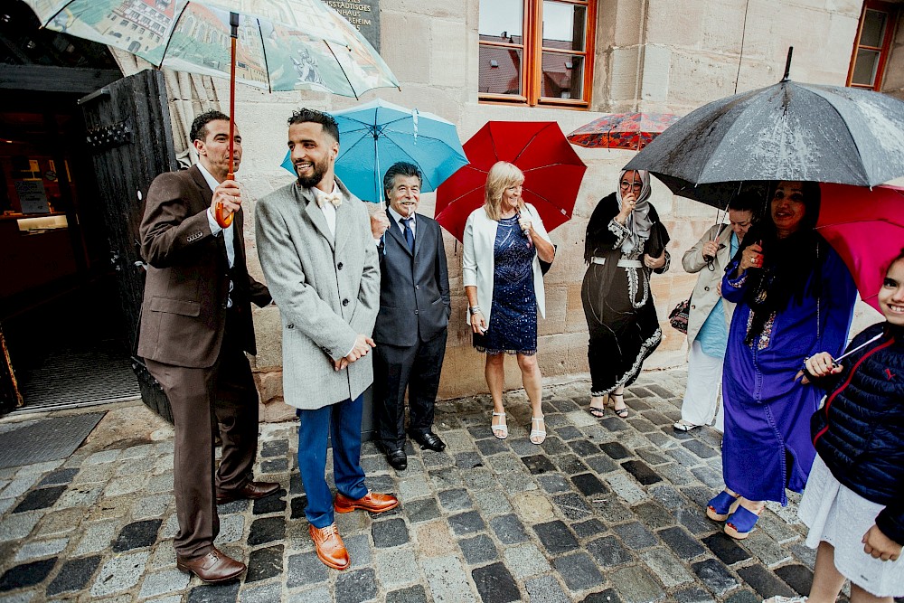 reportage Regenhochzeit in Nürnberg 2