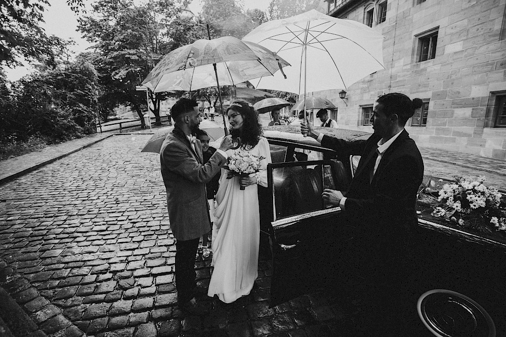 reportage Regenhochzeit in Nürnberg 6