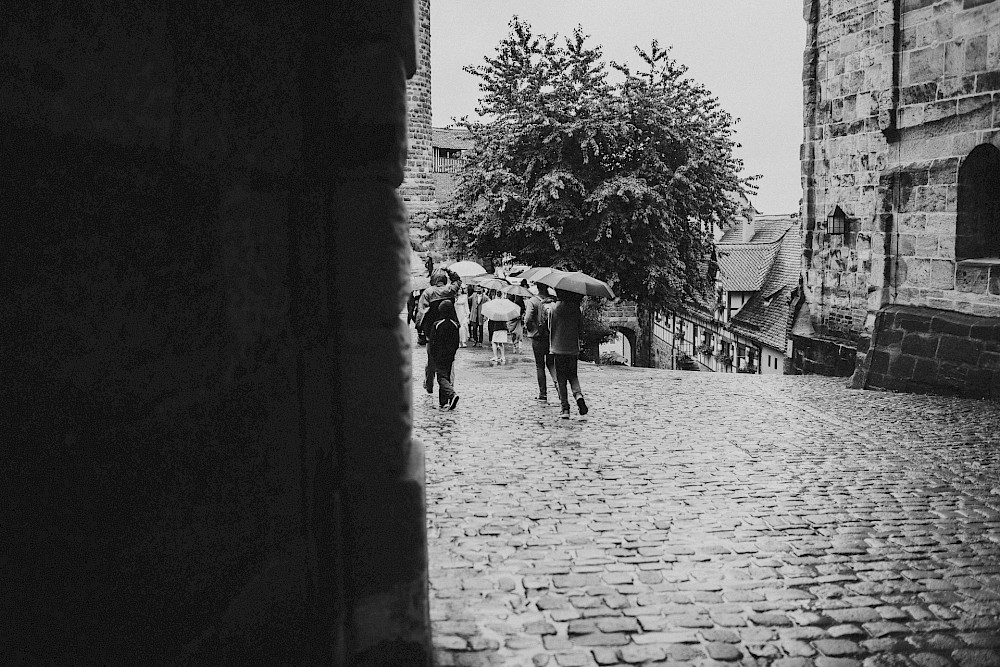 reportage Regenhochzeit in Nürnberg 11