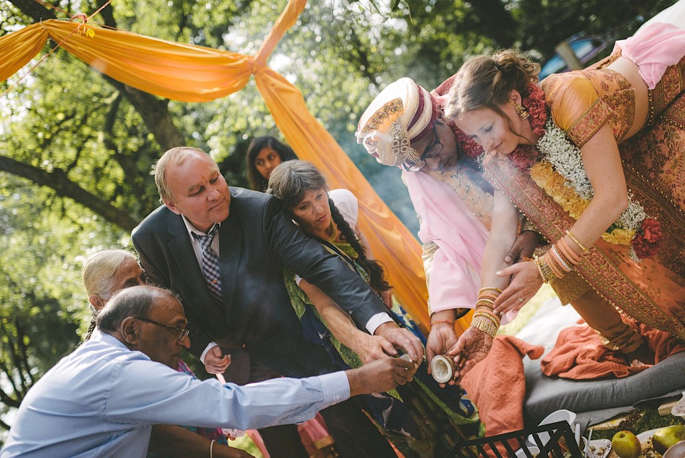 reportage Indische Hochzeit im eigenen Garten 34