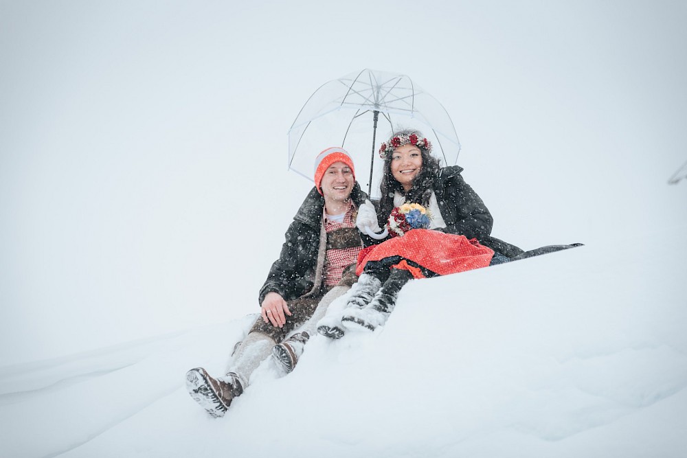 reportage Winterliche Hochzeit in Hallstatt 28