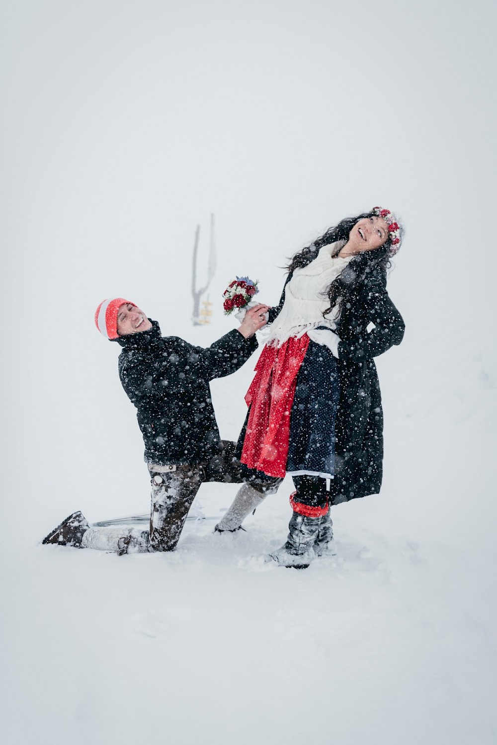 reportage Winterliche Hochzeit in Hallstatt 29