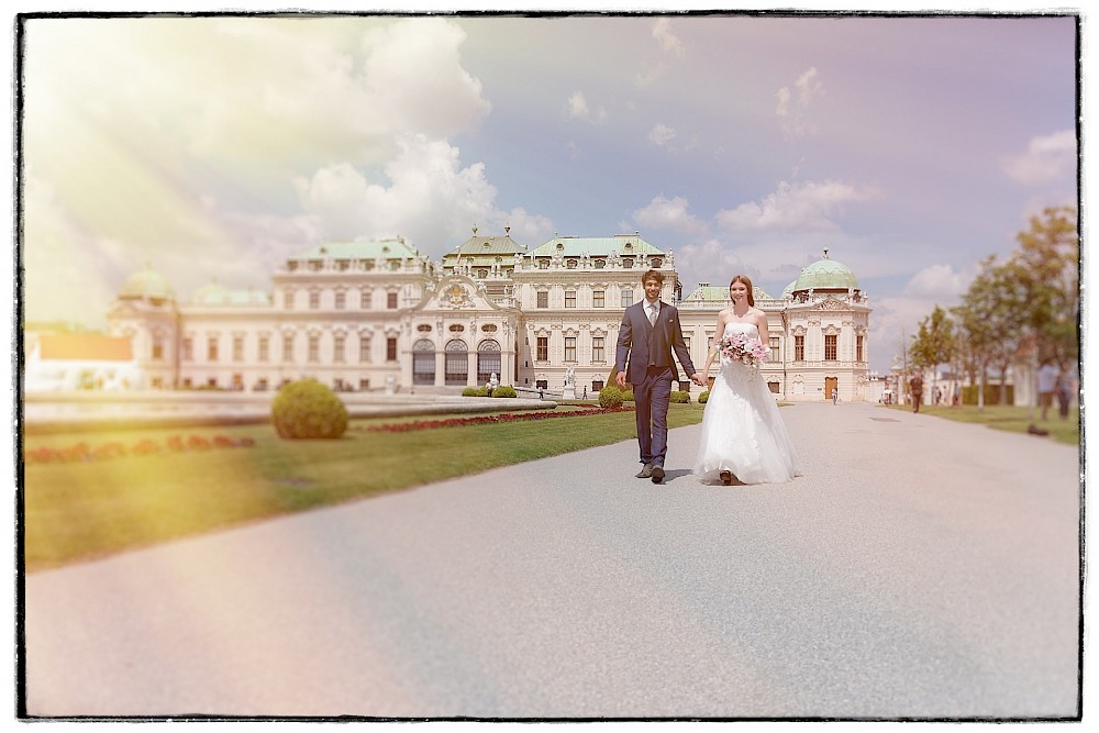 reportage Hochzeitsgschichtl Viola & Harun im Belvedere Wien 2