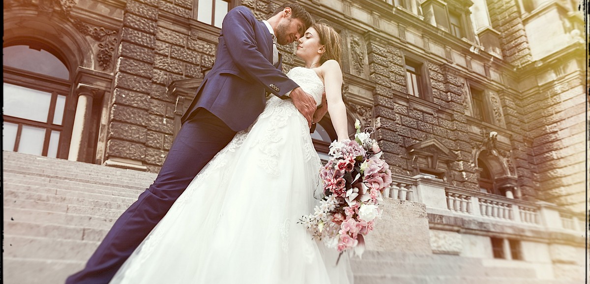 Hochzeitsgschichtl Viola & Harun im Belvedere Wien