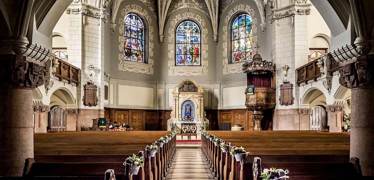 Hochzeit in der Michaeliskirche Leipzig